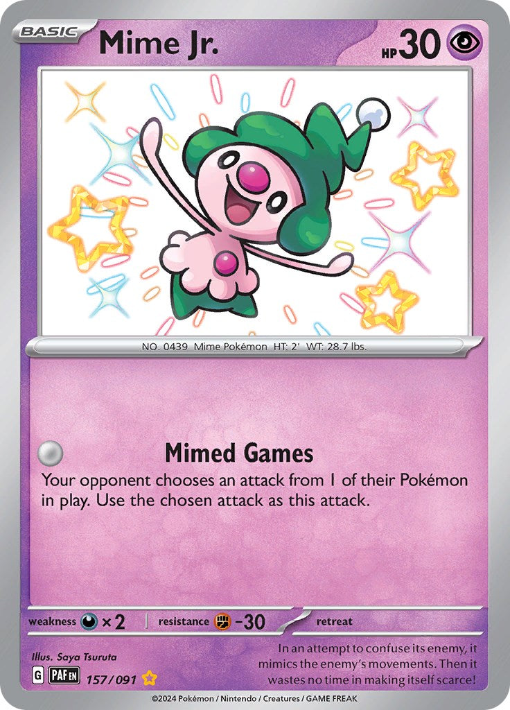 Mime Jr. (157/091) [Scarlet & Violet: Paldean Fates] | Exor Games Dartmouth