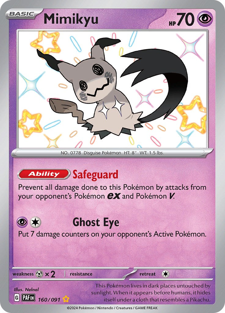 Mimikyu -160/091 [Scarlet & Violet: Paldean Fates] | Exor Games Dartmouth