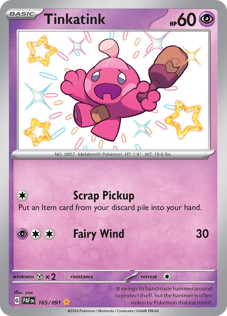 Tinkatink (165/091) [Scarlet & Violet: Paldean Fates] | Exor Games Dartmouth