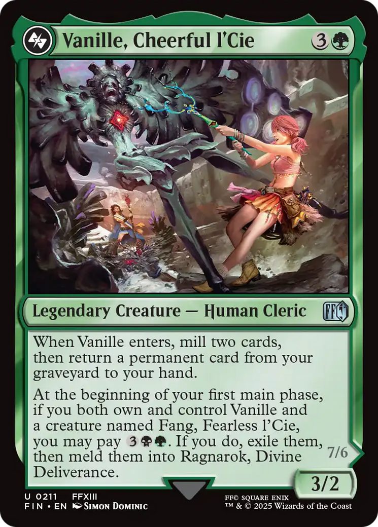 Vanille, Cheerful l'Cie // Ragnarok, Divine Deliverance [FINAL FANTASY] | Exor Games Dartmouth