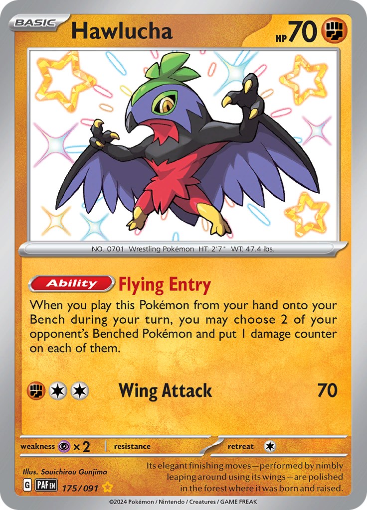 Hawlucha (175/091) [Scarlet & Violet: Paldean Fates] | Exor Games Dartmouth