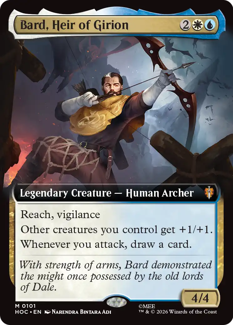 Bard, Heir of Girion (Extended Art) [The Hobbit: Eternal-Legal] | Exor Games Dartmouth