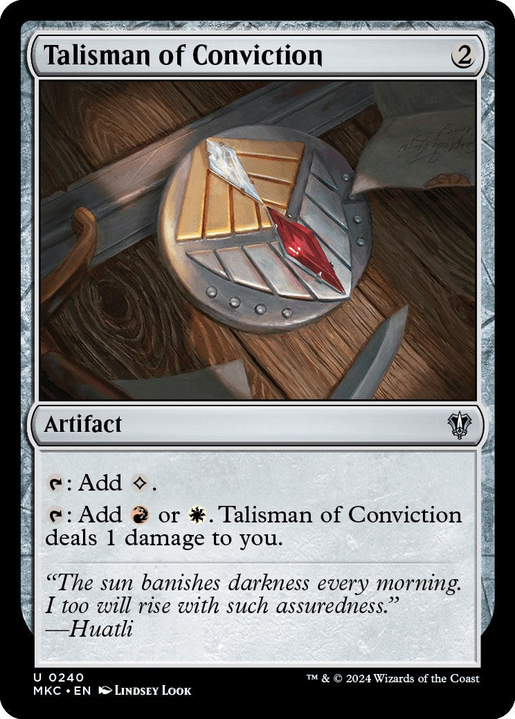 Talisman of Conviction [Murders at Karlov Manor Commander] | Exor Games Dartmouth
