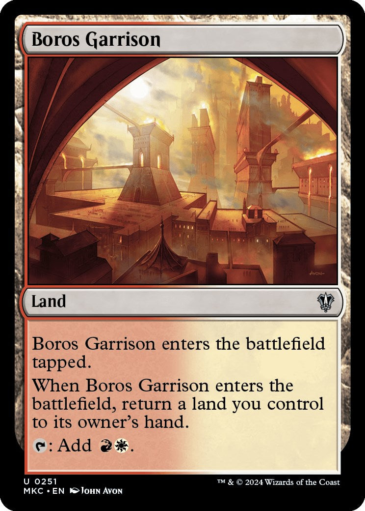 Boros Garrison [Murders at Karlov Manor Commander] | Exor Games Dartmouth