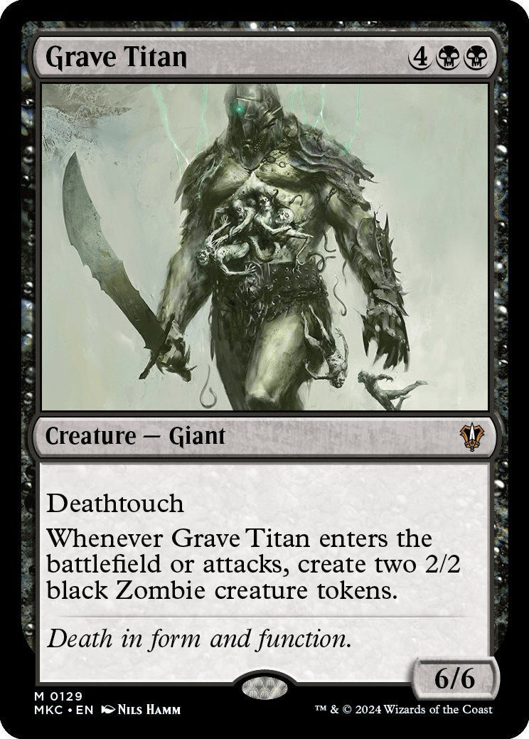 Grave Titan [Murders at Karlov Manor Commander] | Exor Games Dartmouth