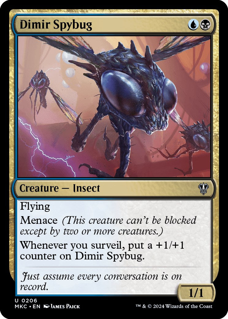 Dimir Spybug [Murders at Karlov Manor Commander] | Exor Games Dartmouth