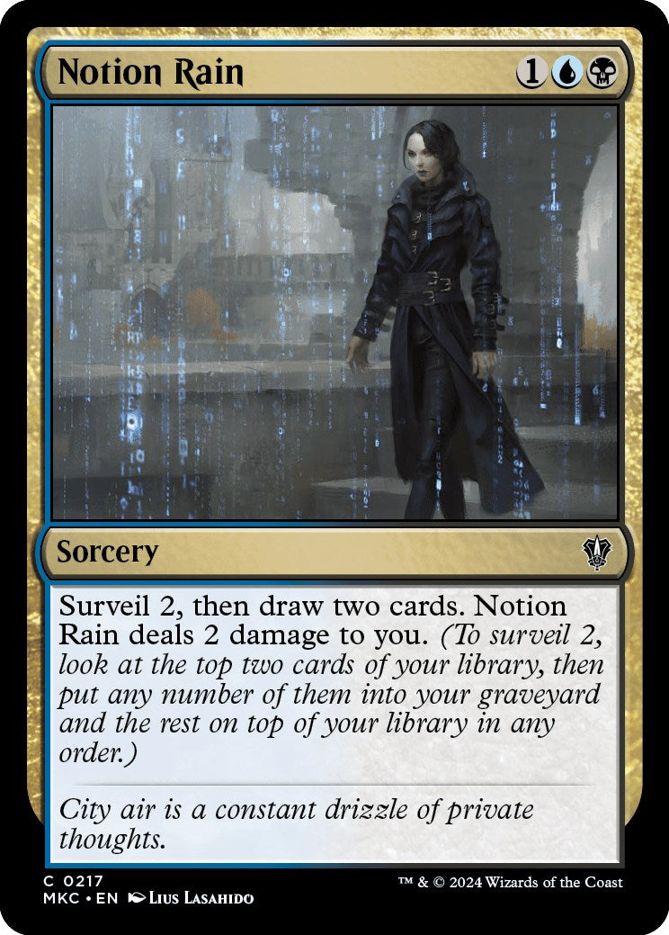 Notion Rain [Murders at Karlov Manor Commander] | Exor Games Dartmouth