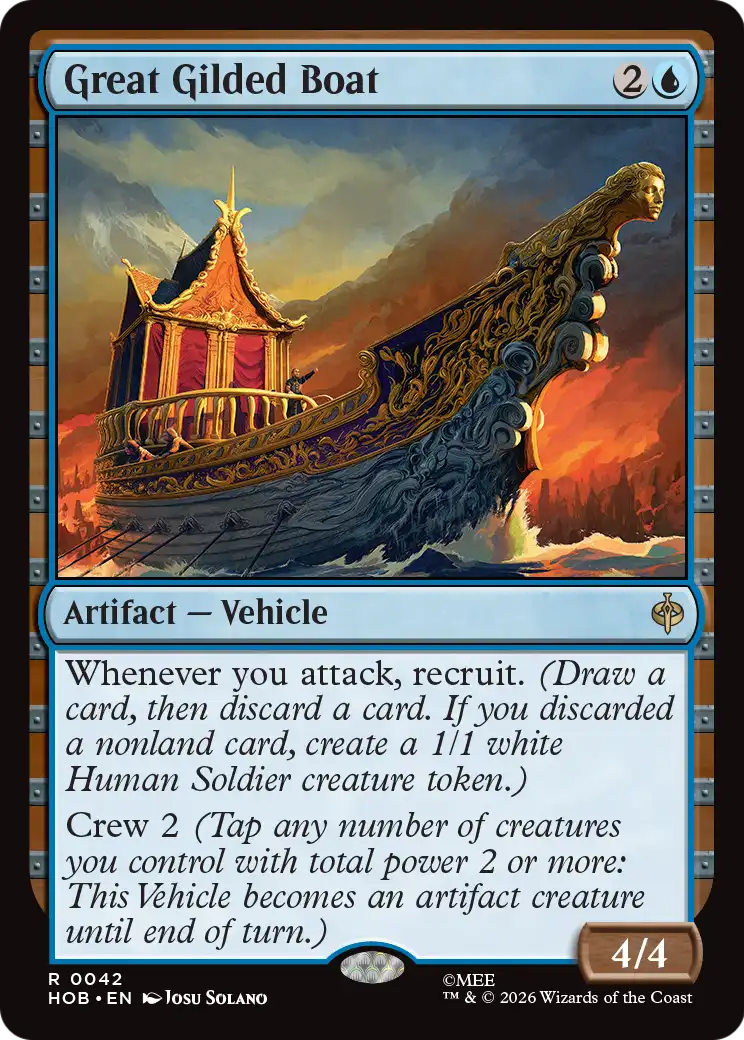 Great Gilded Boat [The Hobbit] | Exor Games Dartmouth