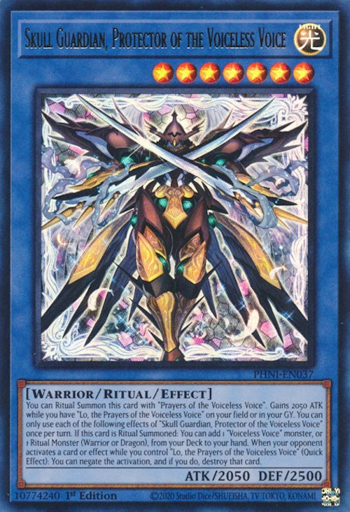 Skull Guardian, Protector of the Voiceless Voice [PHNI-EN037] Ultra Rare | Exor Games Dartmouth