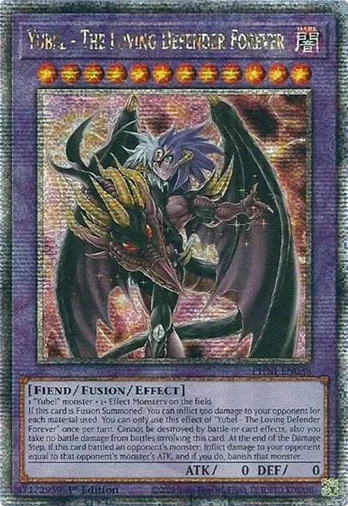 Yubel - The Loving Defender Forever [PHNI-EN038] Quarter Century Secret Rare | Exor Games Dartmouth