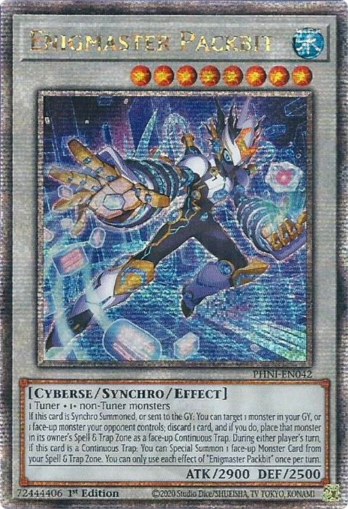 Enigmaster Packbit [PHNI-EN042] Quarter Century Secret Rare | Exor Games Dartmouth