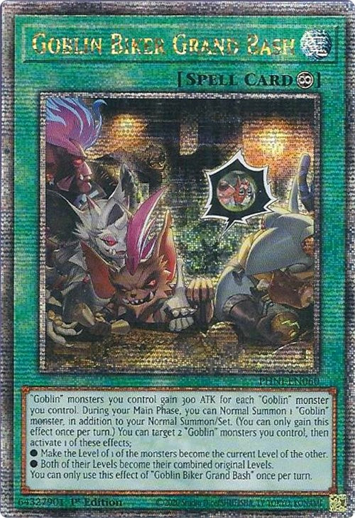 Goblin Biker Grand Bash [PHNI-EN060] Quarter Century Secret Rare | Exor Games Dartmouth