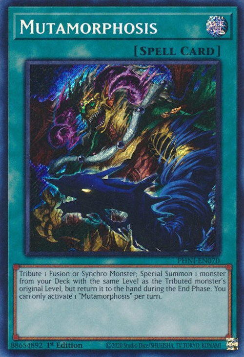 Mutamorphosis [PHNI-EN070] Secret Rare | Exor Games Dartmouth