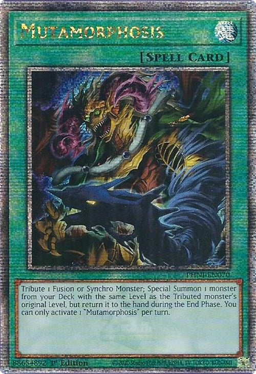 Mutamorphosis [PHNI-EN070] Quarter Century Secret Rare | Exor Games Dartmouth