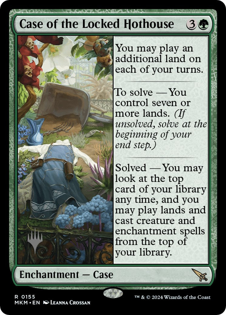 Case of the Locked Hothouse (Promo Pack) [Murders at Karlov Manor Promos] | Exor Games Dartmouth