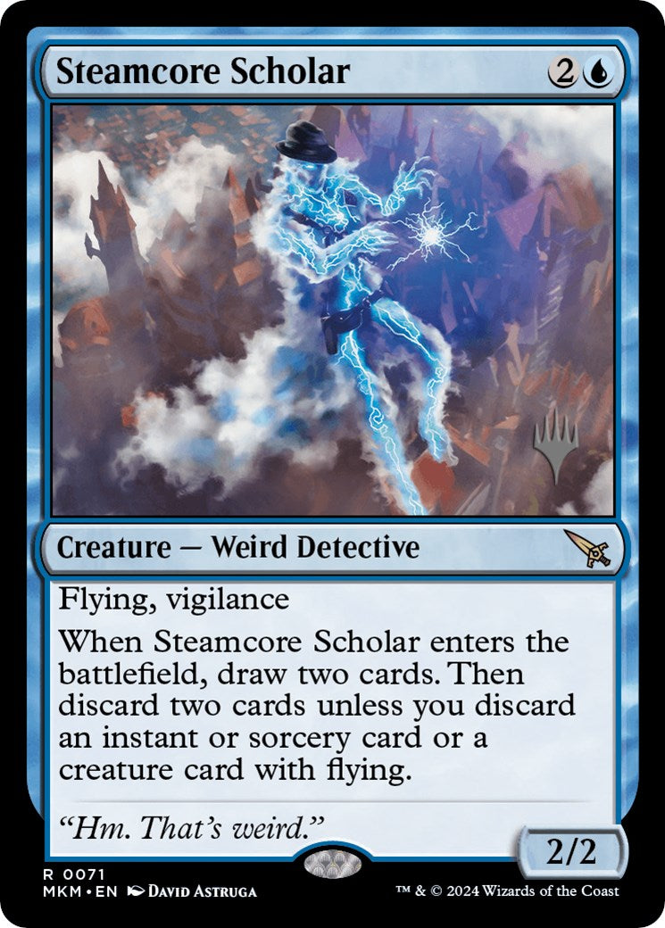 Steamcore Scholar (Promo Pack) [Murders at Karlov Manor Promos] | Exor Games Dartmouth