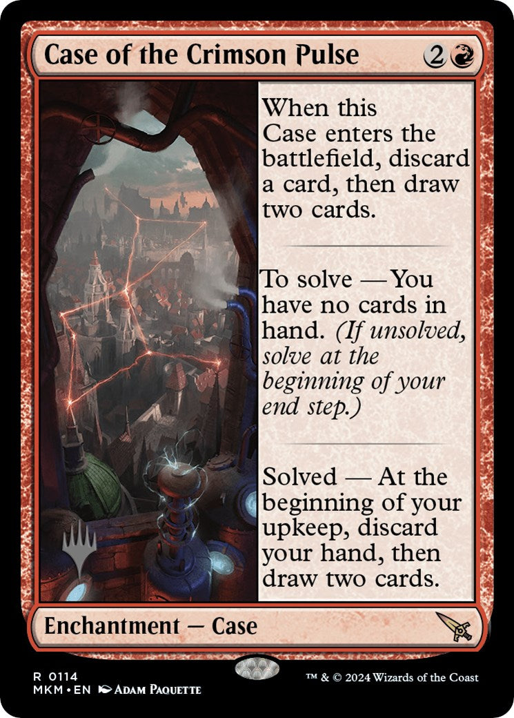 Case of the Crimson Pulse (Promo Pack) [Murders at Karlov Manor Promos] | Exor Games Dartmouth