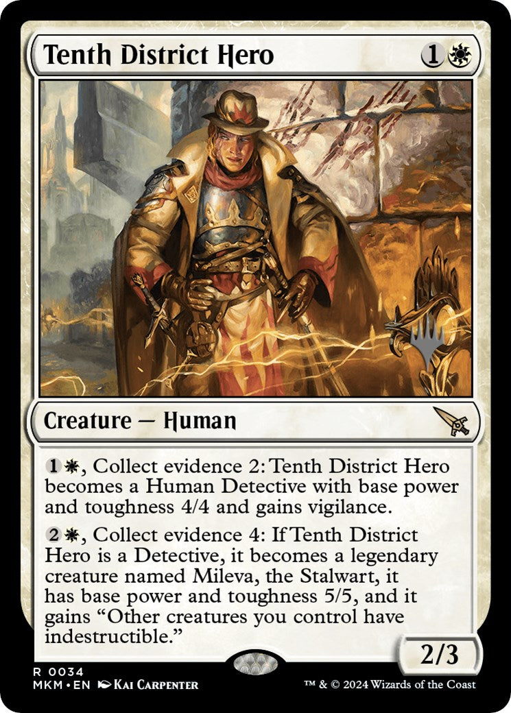 Tenth District Hero (Promo Pack) [Murders at Karlov Manor Promos] | Exor Games Dartmouth