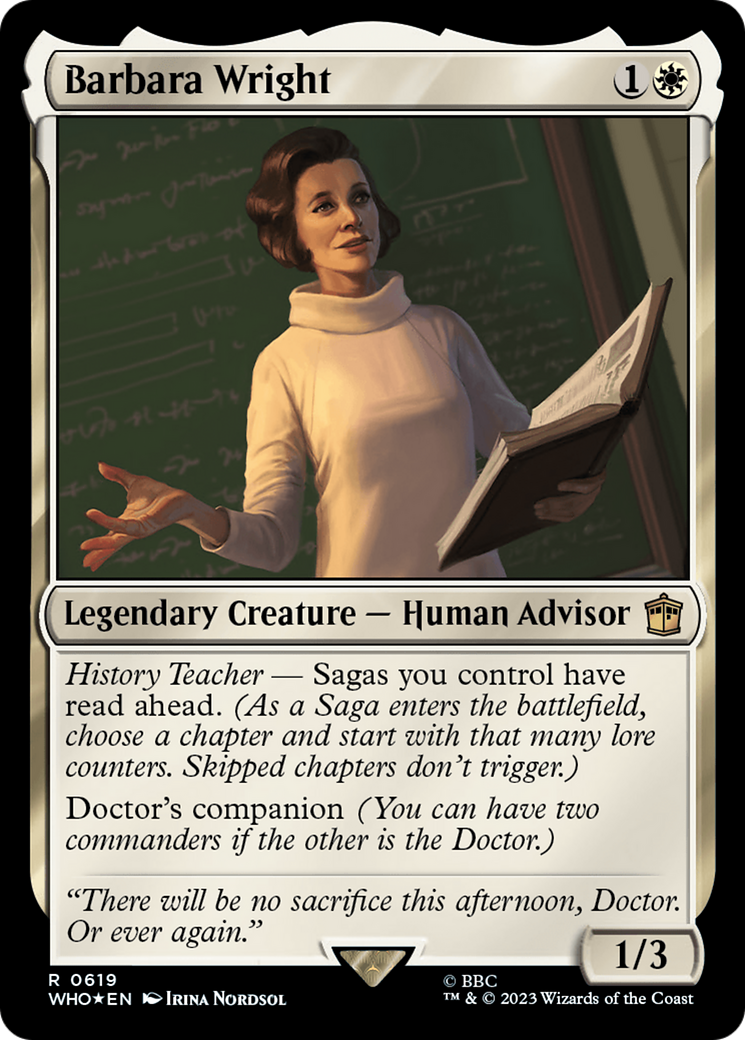 Barbara Wright (Surge Foil) [Doctor Who] | Exor Games Dartmouth