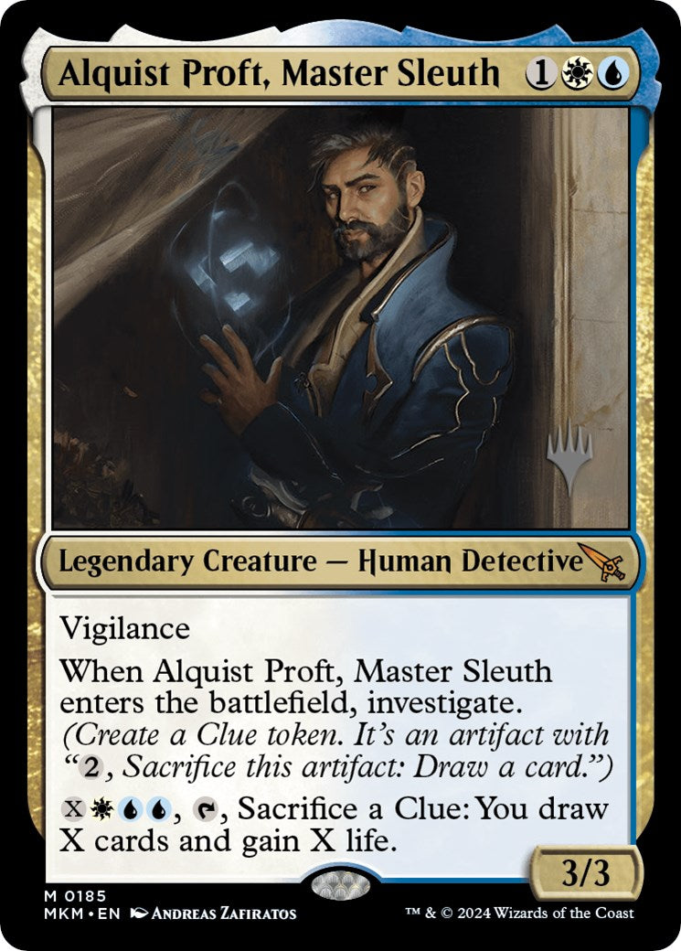 Alquist Proft, Master Sleuth (Promo Pack) [Murders at Karlov Manor Promos] | Exor Games Dartmouth