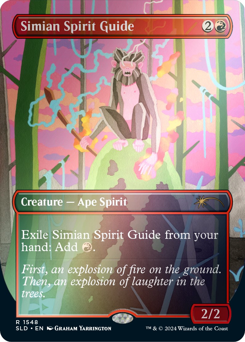 Simian Spirit Guide (Rainbow Foil) [Secret Lair Drop Series] | Exor Games Dartmouth