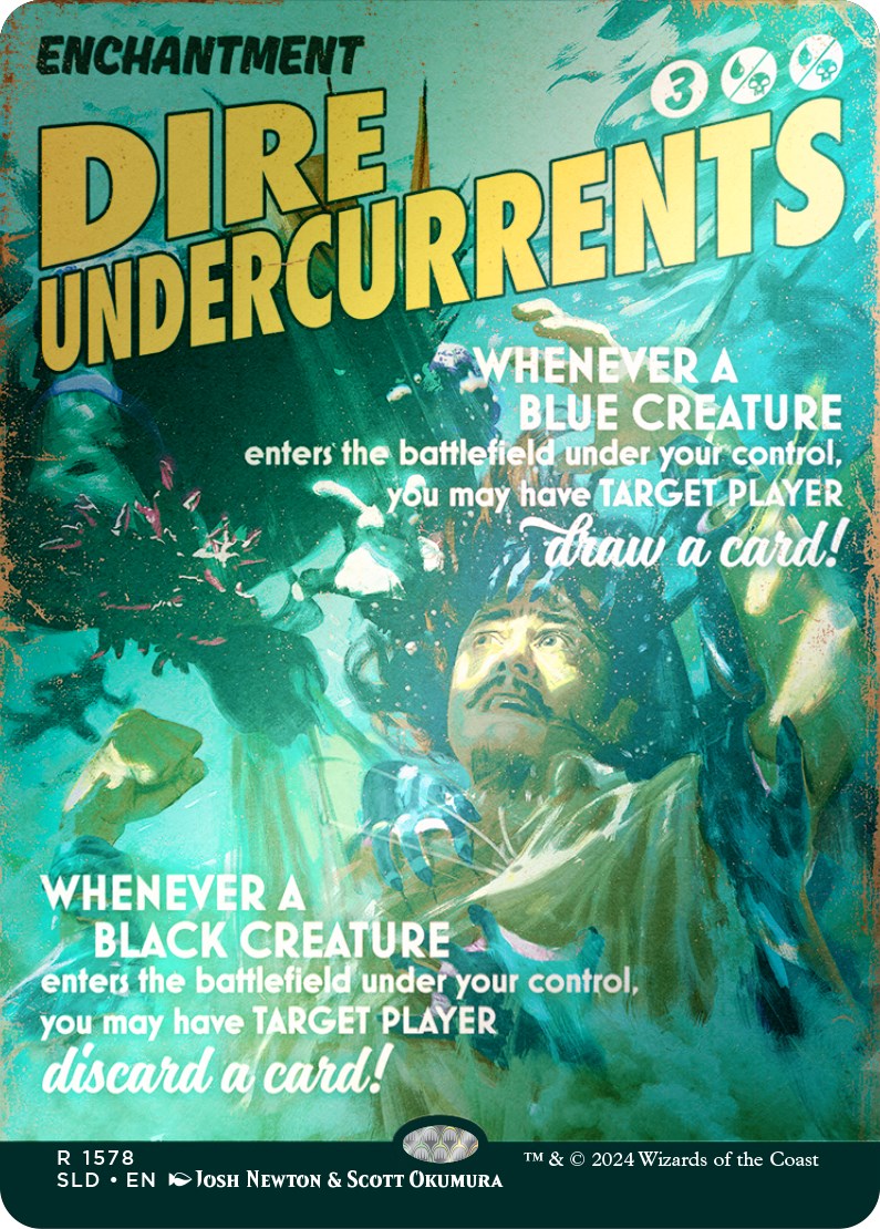 Dire Undercurrents (Rainbow Foil) [Secret Lair Drop Series] | Exor Games Dartmouth