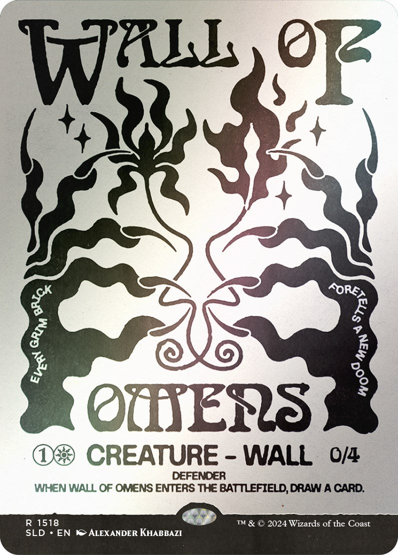 Wall of Omens (Rainbow Foil) [Secret Lair Drop Series] | Exor Games Dartmouth