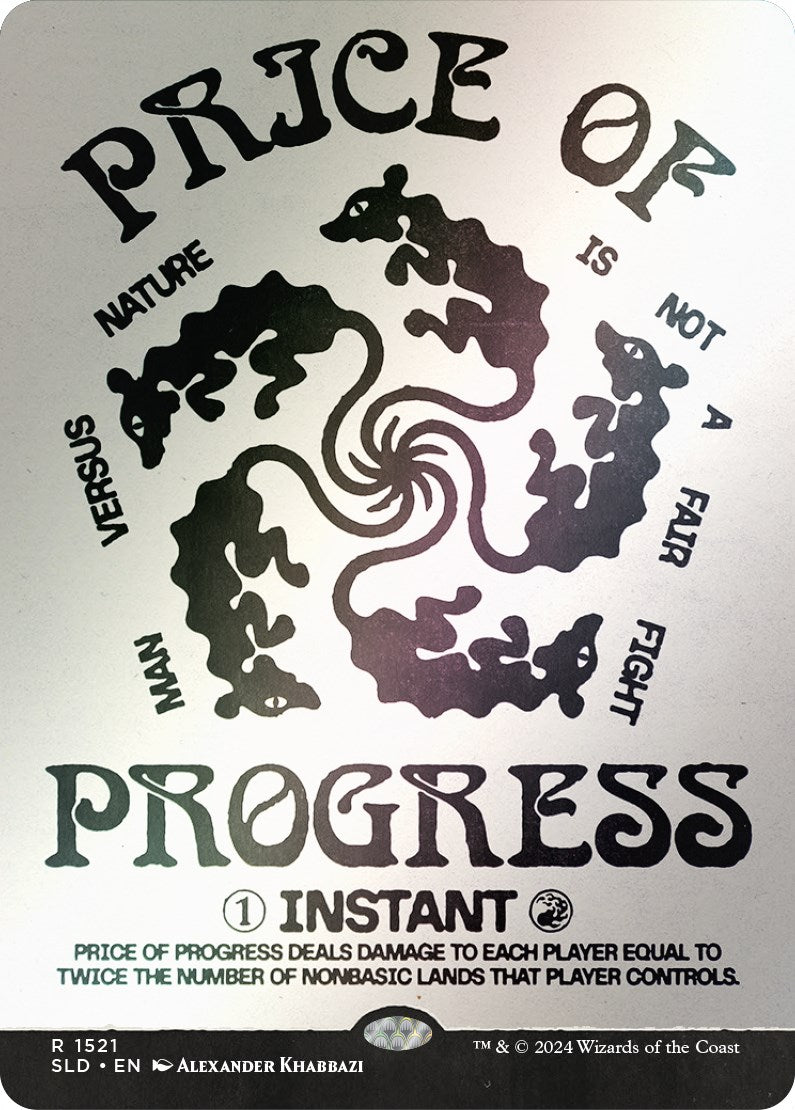 Price of Progress (Rainbow Foil) [Secret Lair Drop Series] | Exor Games Dartmouth