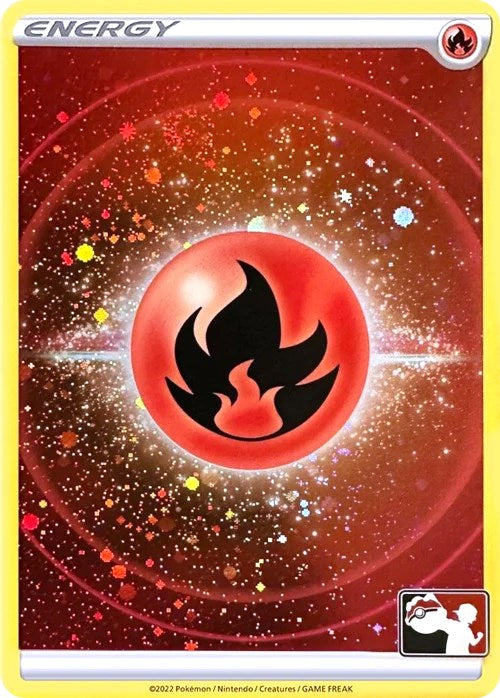 Fire Energy (Cosmos Holo) [Prize Pack Series Three] | Exor Games Dartmouth