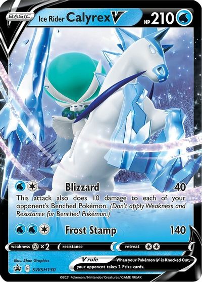 Ice Rider Calyrex V (SWSH130) [Sword & Shield: Black Star Promos] | Exor Games Dartmouth