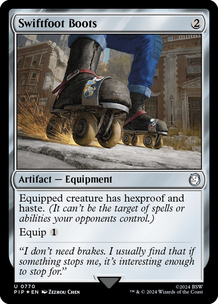 Swiftfoot Boots (Surge Foil) [Fallout] | Exor Games Dartmouth