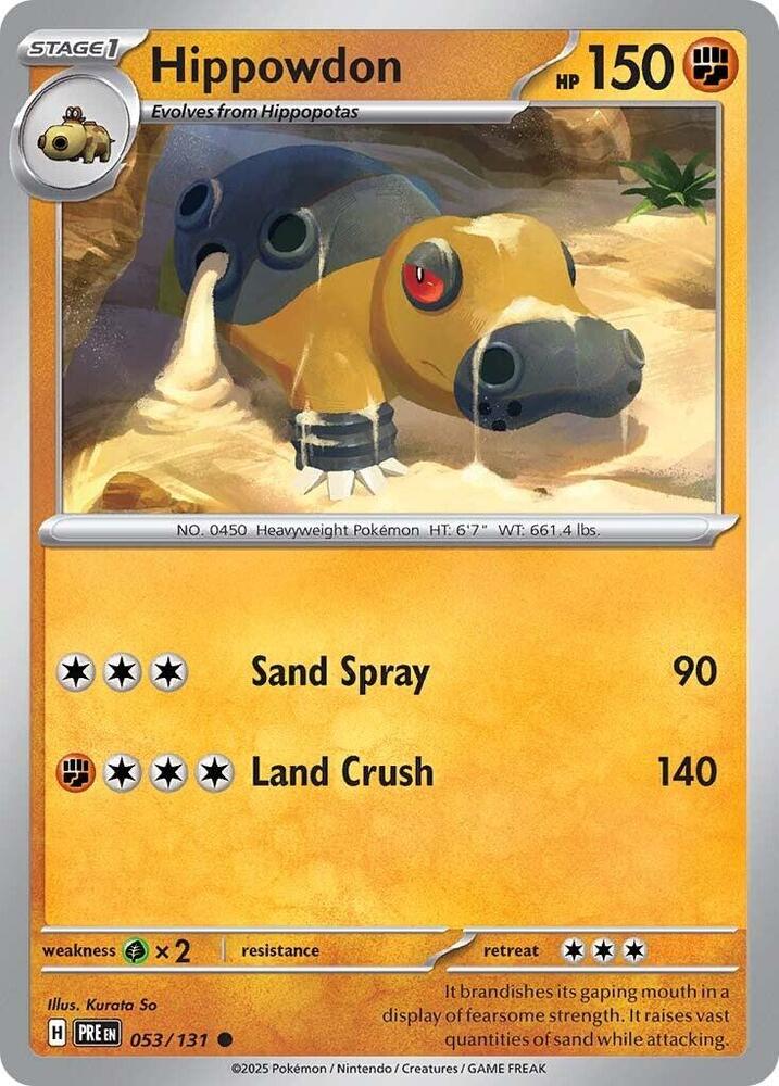 Hippowdon (053/131) [Scarlet & Violet: Prismatic Evolutions] | Exor Games Dartmouth