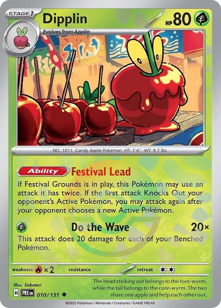Dipplin (010/131) (Poke Ball Pattern) [Scarlet & Violet: Prismatic Evolutions] | Exor Games Dartmouth