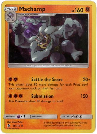 Machamp (65/145) (Cosmos Holo) [Sun & Moon: Guardians Rising] | Exor Games Dartmouth