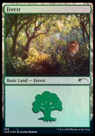 Forest (Cats) (576) [Secret Lair Drop Promos] | Exor Games Dartmouth