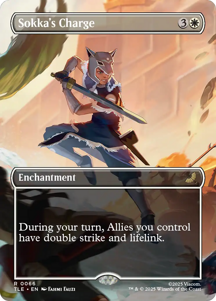 Sokka's Charge (Borderless) [Avatar: The Last Airbender: Eternal-Legal] | Exor Games Dartmouth