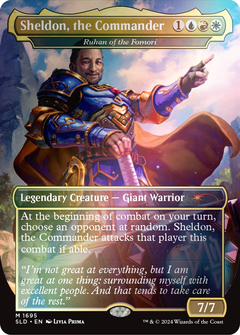 Sheldon, the Commander - Ruhan of the Fomori (Rainbow Foil) [Secret Lair Drop Series] | Exor Games Dartmouth