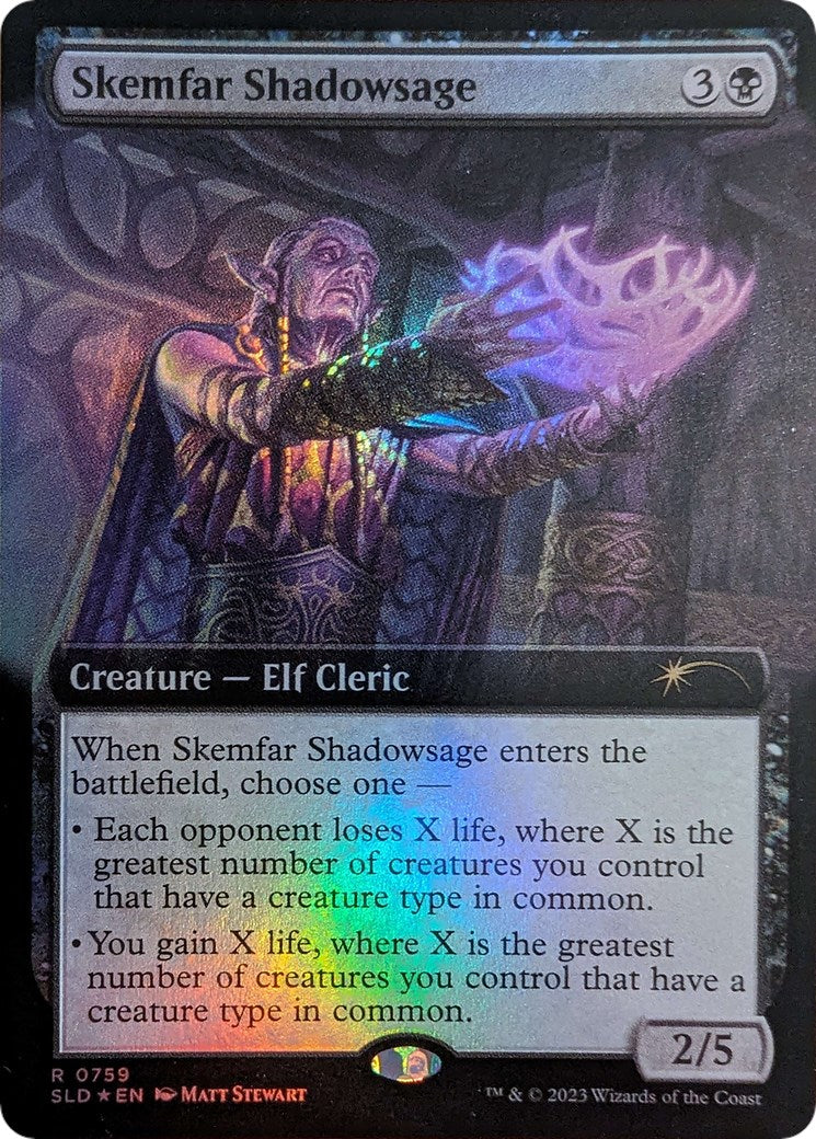 Skemfar Shadowsage (Extended Art) [Secret Lair Drop Series] | Exor Games Dartmouth
