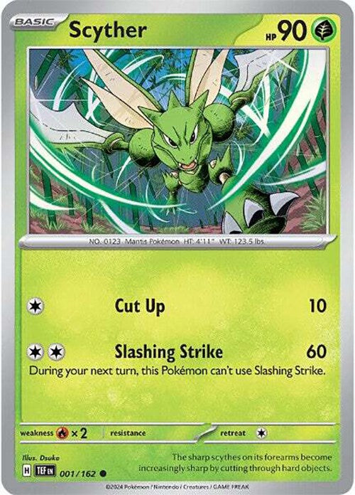 Scyther (001/162) [Scarlet & Violet: Temporal Forces] | Exor Games Dartmouth