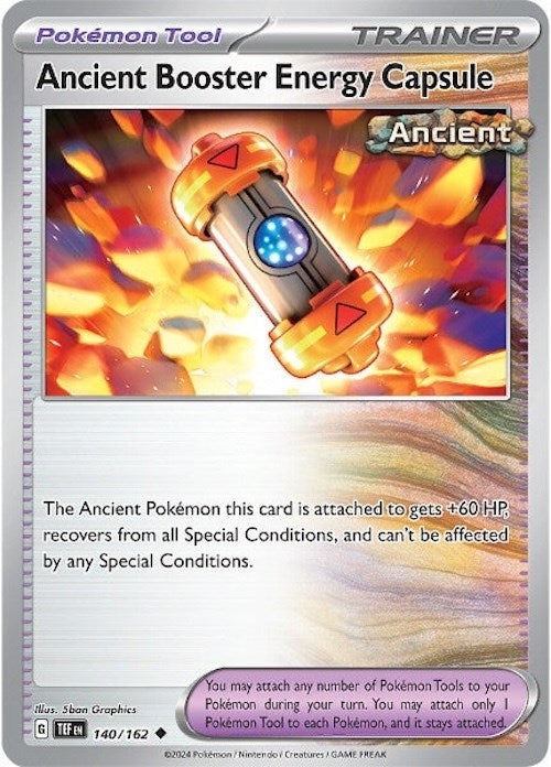 Ancient Booster Energy Capsule (140/162) [Scarlet & Violet: Temporal Forces] | Exor Games Dartmouth