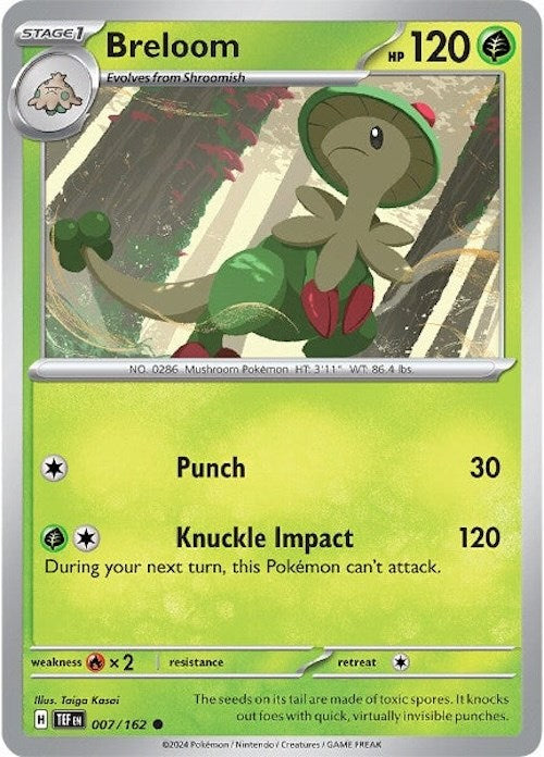 Breloom (007/162) [Scarlet & Violet: Temporal Forces] | Exor Games Dartmouth