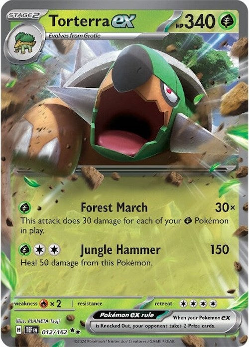 Torterra ex (012/162) [Scarlet & Violet: Temporal Forces] | Exor Games Dartmouth