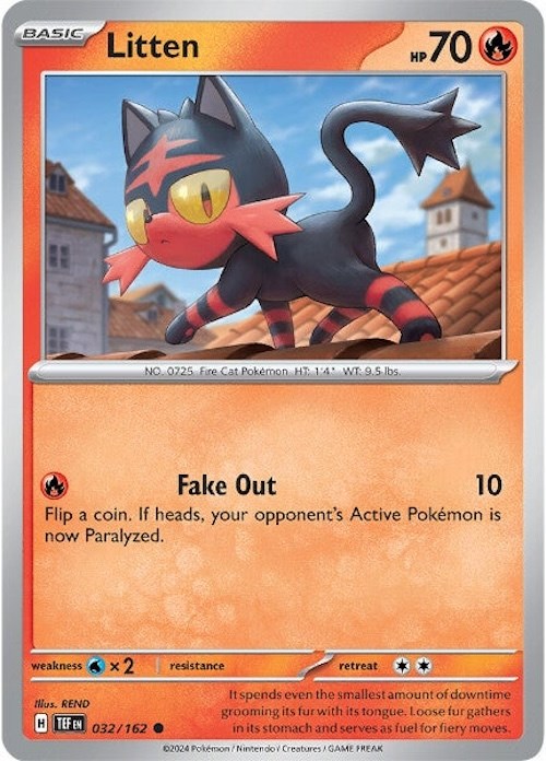 Litten (032/162) [Scarlet & Violet: Temporal Forces] | Exor Games Dartmouth