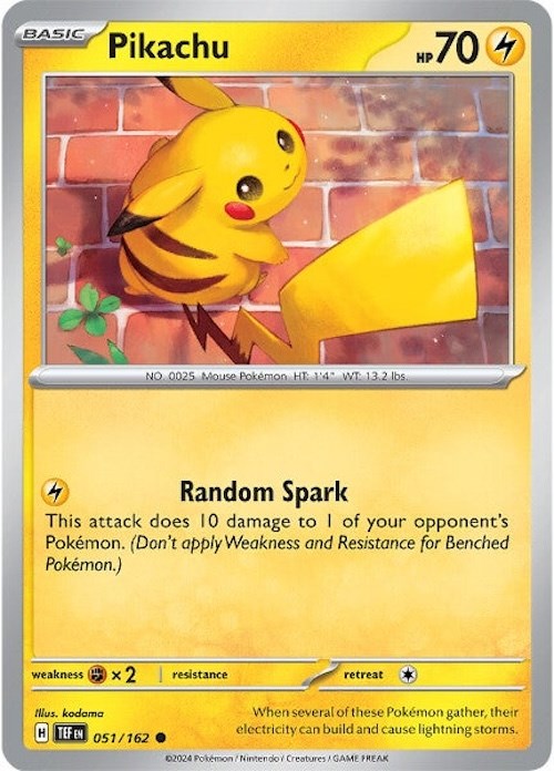 Pikachu (051/162) [Scarlet & Violet: Temporal Forces] | Exor Games Dartmouth