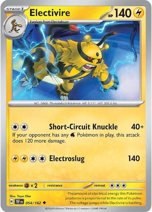 Electivire (054/162) [Scarlet & Violet: Temporal Forces] | Exor Games Dartmouth