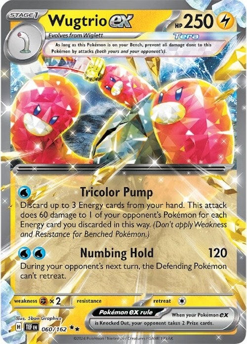 Wugtrio ex (060/162) [Scarlet & Violet: Temporal Forces] | Exor Games Dartmouth