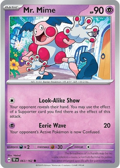 Mr. Mime (063/162) [Scarlet & Violet: Temporal Forces] | Exor Games Dartmouth