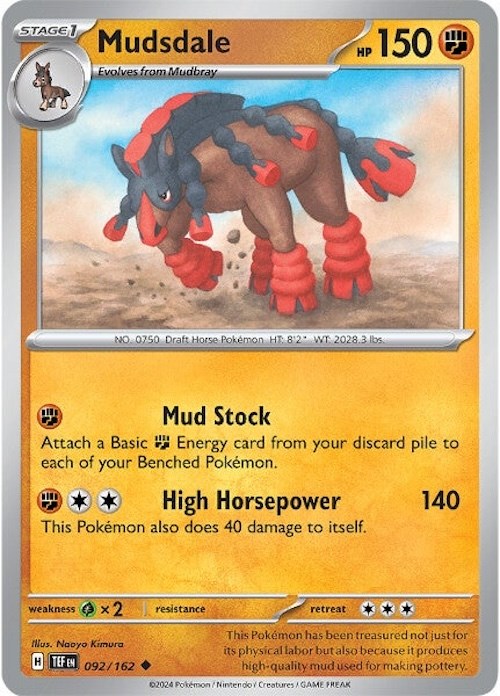 Mudsdale (092/162) [Scarlet & Violet: Temporal Forces] | Exor Games Dartmouth