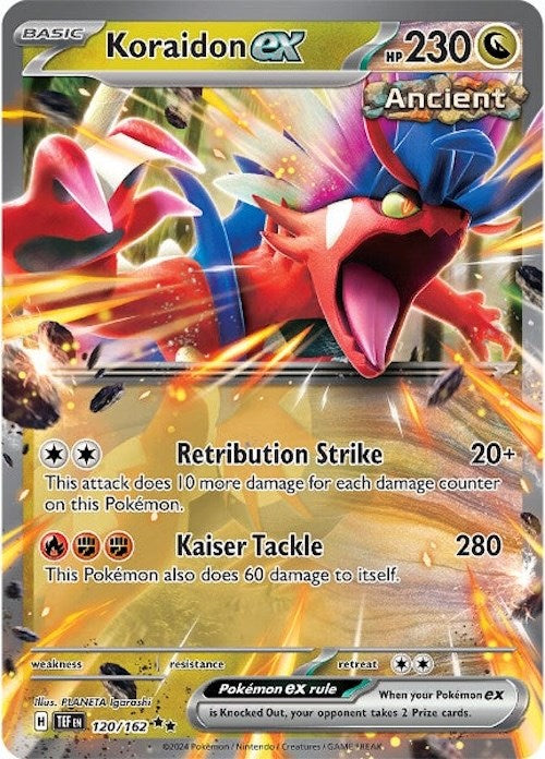 Koraidon ex (120/162) [Scarlet & Violet: Temporal Forces] | Exor Games Dartmouth