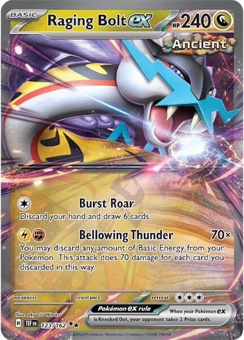 Raging Bolt ex (123/162) [Scarlet & Violet: Temporal Forces] | Exor Games Dartmouth